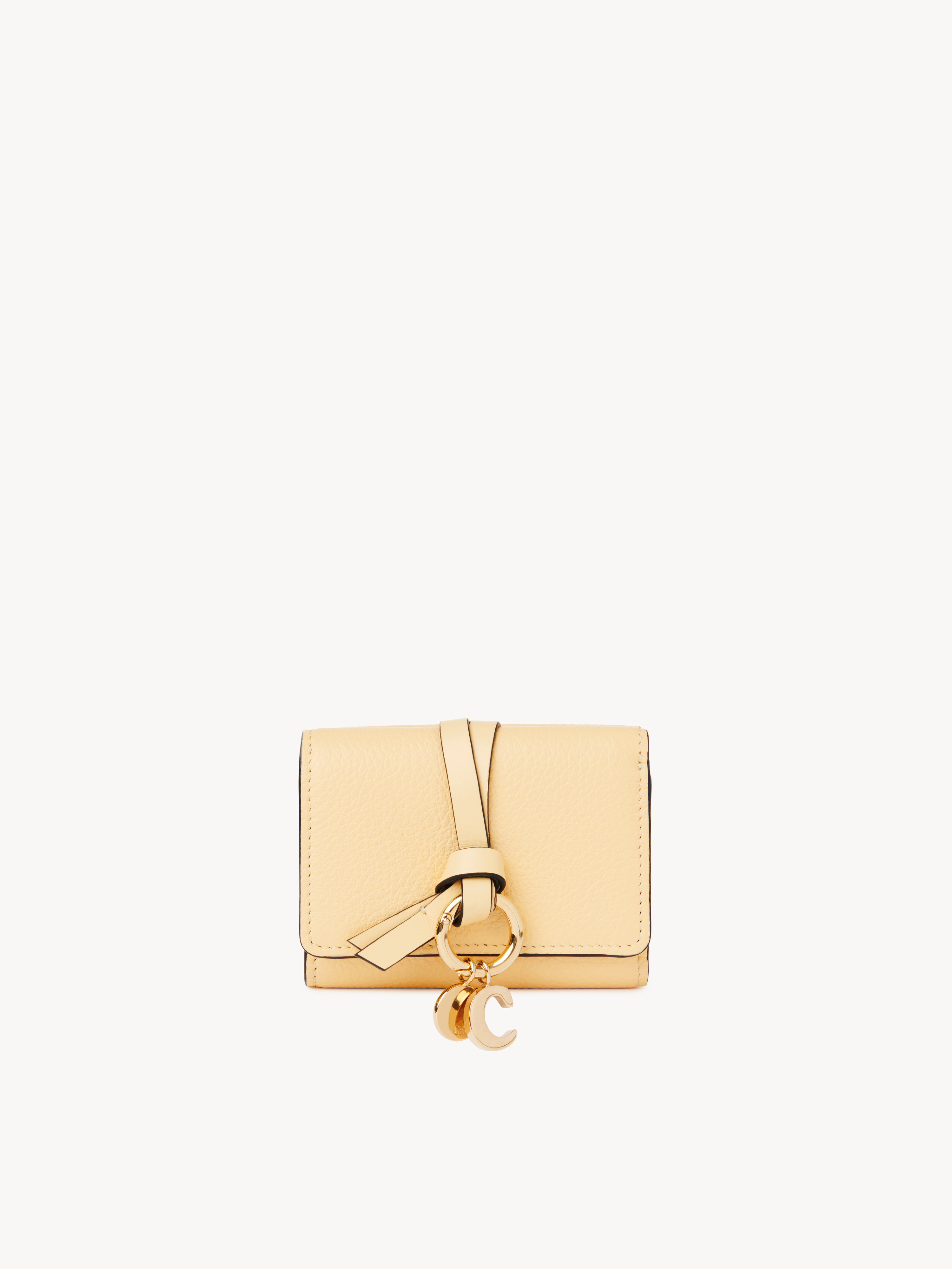 Chloé Alphabet Tri-fold Wallet In Brown